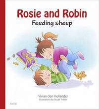 Book Cover for Rosie & Robin Feeding Sheep by Stuart Trotter