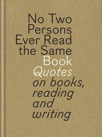 Book Cover for No Two Persons Ever Read the Same Book by Bart Van Aken