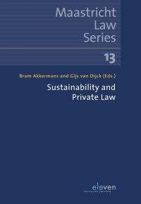 Book Cover for Sustainability and Private Law by Bram Akkermans, Gijs Dijck