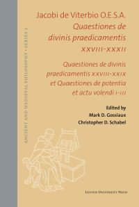 Book Cover for Quaestiones De Divinis Praedicamentis XXVIII-XXXII by James