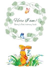 Book Cover for Here I Am - Bunny's Baby Memory Book by Tammy Lempert