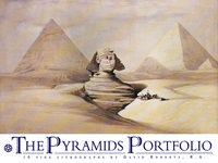 Book Cover for The Pyramids Portfolio by RA David Roberts