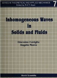 Book Cover for Inhomogeneous Waves In Solids And Fluids by Giacomo Caviglia, Angelo Morro