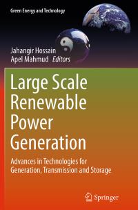 Book Cover for Large Scale Renewable Power Generation by Jahangir Hossain, Apel Mahmud