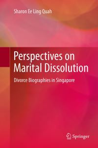 Book Cover for Perspectives on Marital Dissolution by Sharon Ee Ling Quah