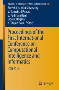Book Cover for Proceedings of the First International Conference on Computational Intelligence and Informatics by International Conference on Computational Intelligence and Informatics