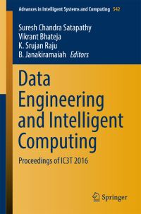 Book Cover for Data Engineering and Intelligent Computing by International Conference on Computer and Communication Technology