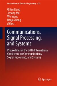 Book Cover for Communications, Signal Processing, and Systems by Signal Processing and Systems International Conference on Communications
