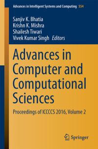 Book Cover for Advances in Computer and Computational Sciences Volume 2 by Communication and Computational Sciences International Conference on Computer
