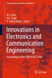Book Cover for Innovations in Electronics and Communication Engineering by International Conference on Innovations in Electronics and Communication Engineering