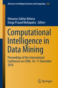 Book Cover for Computational Intelligence in Data Mining by International Conference on Computational Intelligence in Data Mining