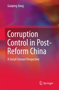 Book Cover for Corruption Control in Post-Reform China by Guoping Jiang