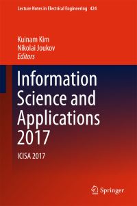 Book Cover for Information Science and Applications 2017 by International Conference on Information Science and Applications