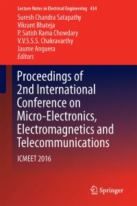 Book Cover for Proceedings of 2nd International Conference on Micro-Electronics, Electromagnetics and Telecommunications by ICMEET Conference