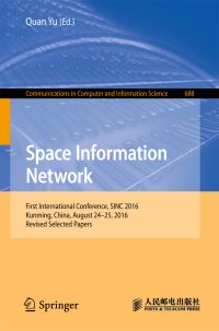 Book Cover for Space Information Networks by SINC Conference