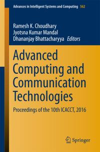 Book Cover for Advanced Computing and Communication Technologies by International Computing and Communication Technologies