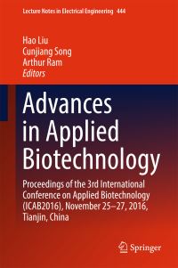 Book Cover for Advances in Applied Biotechnology by International Conference on Applied Biotechnology