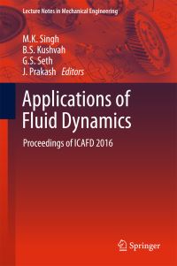 Book Cover for Applications of Fluid Dynamics by MK Singh, BS Kushvah, GS Seth, J Prakash