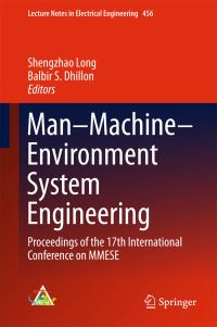 Book Cover for Man-Machine-Environment System Engineering by Shengzhao Long, Balbir S Dhillon