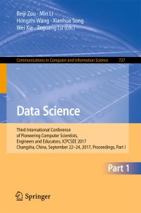 Book Cover for Data Science by Beiji Zou, Min Li, Hongzhi Wang, Xianhua Song, Wei Xie, Zeguang Lu