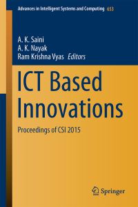 Book Cover for ICT Based Innovations by A K Saini, A K Nayak, Ram Krishna Vyas