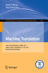 Book Cover for Machine Translation by Derek F Wong, Deyi Xiong