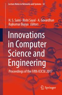Book Cover for Innovations in Computer Science and Engineering by H S Saini, Rishi Sayal, A Govardhan, Rajkumar Buyya