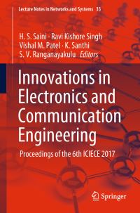 Book Cover for Innovations in Electronics and Communication Engineering by H S Saini, Ravi Kishore Singh, Vishal M Patel, K Santhi, SV Ranganayakulu