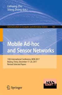 Book Cover for Mobile Ad-Hoc and Sensor Networks by Liehuang Zhu, Sheng Zhong