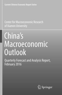 Book Cover for China's Macroeconomic Outlook by Center for Macroeconomic Research of Xiamen University