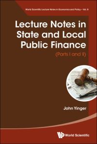 Book Cover for Lecture Notes in State and Local Public Finance by John Yinger