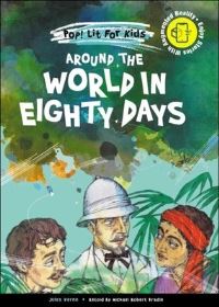 Book Cover for Around the World in Eighty Days by Michael Robert Bradie, Jules Verne