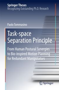 Book Cover for Task-Space Separation Principle by Paolo Tommasino