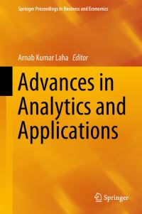 Book Cover for Advances in Analytics and Applications by Arnab Kumar Laha