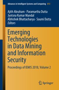 Book Cover for Emerging Technologies in Data Mining and Information Security Volume 2 by International Conference on Emerging Technologies in Data Mining and Information Security