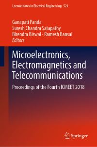 Book Cover for Microelectronics, Electromagnetics and Telecommunications by ICMEET Conference