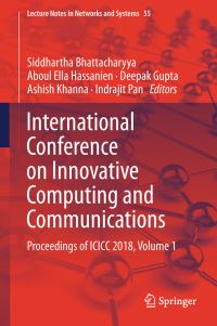 Book Cover for International Conference on Innovative Computing and Communications Volume 1 by International Conference on Innovative Computing and Communications