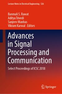 Book Cover for Advances in Signal Processing and Communication by Banmali S Rawat, Aditya Trivedi, Sanjeev Manhas, Vikram Karwal