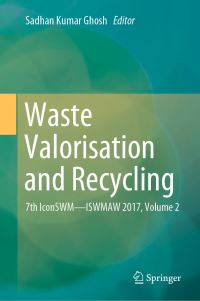 Book Cover for Waste Valorisation and Recycling by Sadhan Kumar Ghosh