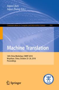 Book Cover for Machine Translation by Jiajun Chen, Jiajun Zhang