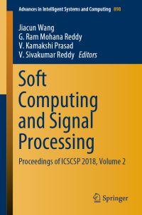 Book Cover for Soft Computing and Signal Processing by Jiacun Wang, G Ram Mohana Reddy, V Kamakshi Prasad, V Sivakumar Reddy