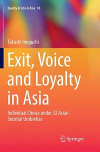 Book Cover for Exit, Voice and Loyalty in Asia by Takashi Inoguchi