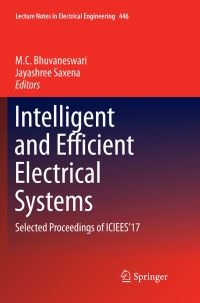 Book Cover for Intelligent and Efficient Electrical Systems by MC Bhuvaneswari, Jayashree Saxena