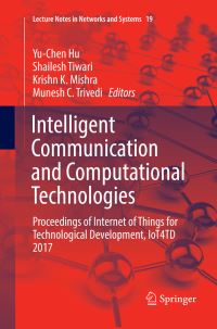 Book Cover for Intelligent Communication and Computational Technologies by International Conference on Internet of Things for Technological Development