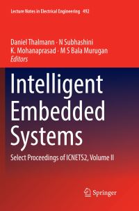 Book Cover for Intelligent Embedded Systems by Daniel Thalmann, N Subhashini, K Mohanaprasad, M S Bala Murugan