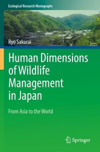 Book Cover for Human Dimensions of Wildlife Management in Japan by Ryo Sakurai