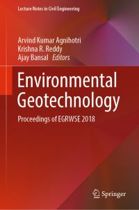 Book Cover for Environmental Geotechnology by Arvind Kumar Agnihotri, Krishna R Reddy, Ajay Bansal