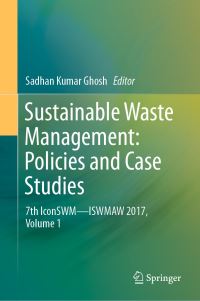 Book Cover for Sustainable Waste Management: Policies and Case Studies by Sadhan Kumar Ghosh