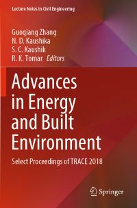 Book Cover for Advances in Energy and Built Environment by Guoqiang Zhang, N D Kaushika, S C Kaushik, R K Tomar