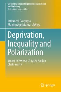 Book Cover for Deprivation, Inequality and Polarization by Indraneel Dasgupta, Manipushpak Mitra